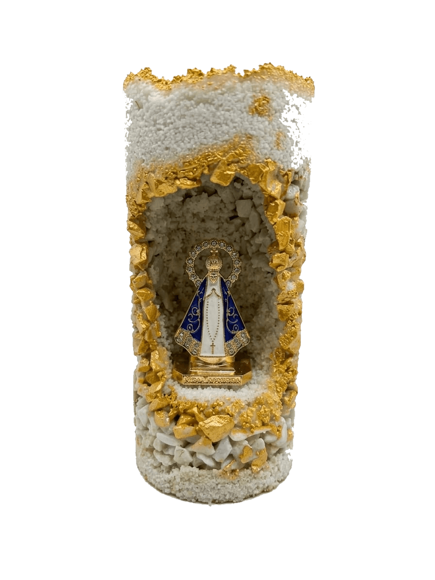 Vela Nossa Senhora Aparecida — Manto Dourado